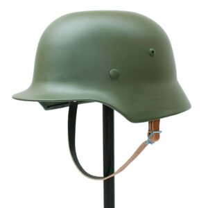 Perfect WWII Army Green Helmet Replica with Canvas Chin Strap