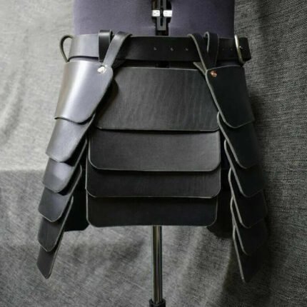 Halloween Medieval Knight Leg Armor Leather Tassets Belt Renaissance Larp Armor