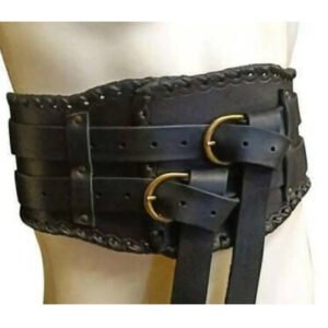 Medieval Roman Gladiator Leather Belt Wide Kidney Belt leather belt