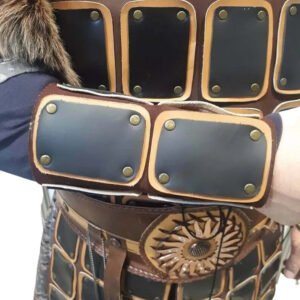 Medieval Mongolian Warrior Leather Armor Leather Armor - Turkish Warrior Outfit