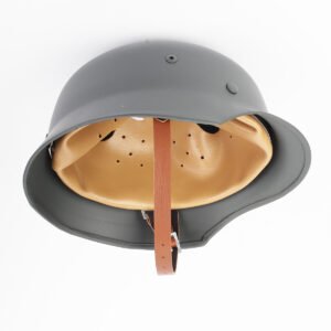 Authentic WWII Army Helmet Replica with Canvas Chin Strap