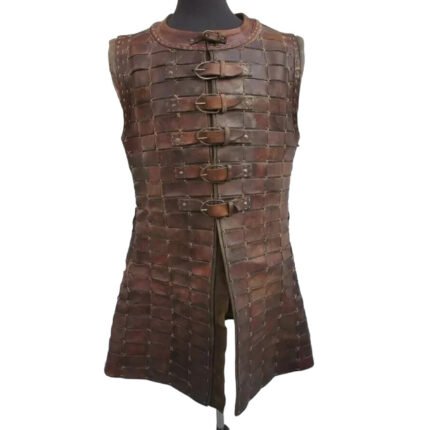 Leather Body Armour Viking Cosplay Armor Medieval Breastplate