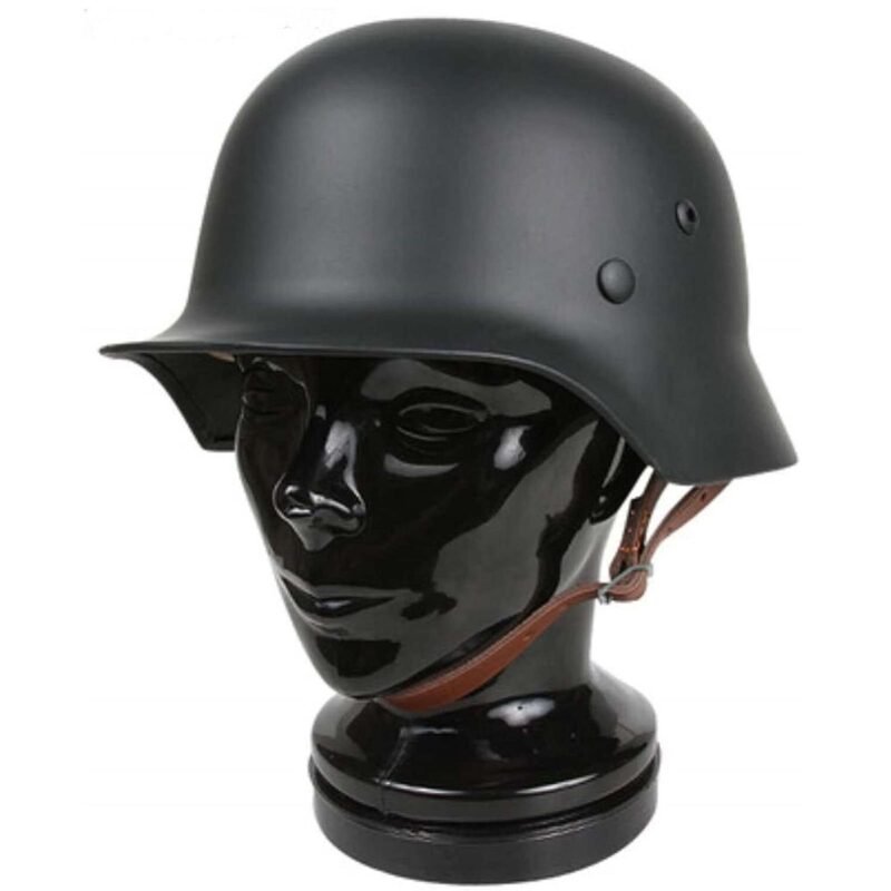 Meticulously Crafted WWII Army Helmet Replica with Canvas Chin Strap