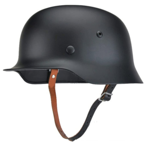 Meticulously Crafted WWII Army Helmet Replica with Canvas Chin Strap