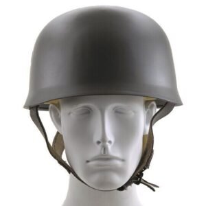 Historic WWII Army Helmet Replica Featuring Canvas Chin Strap