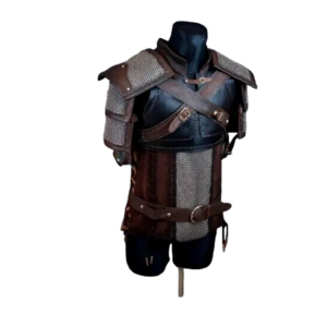 The Witcher Armor costume Leather Threatical Renaissance Halloween Costume Armor