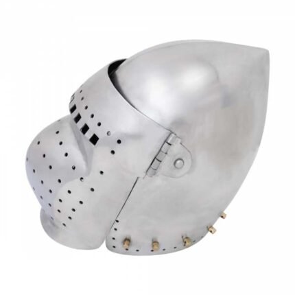 14th Century Full Visor Bascinet Helmet