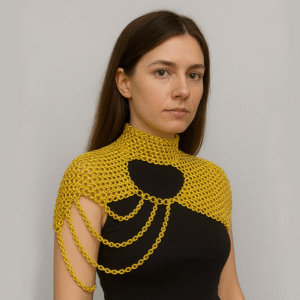 Medieval Chainmail Shoulder Drape